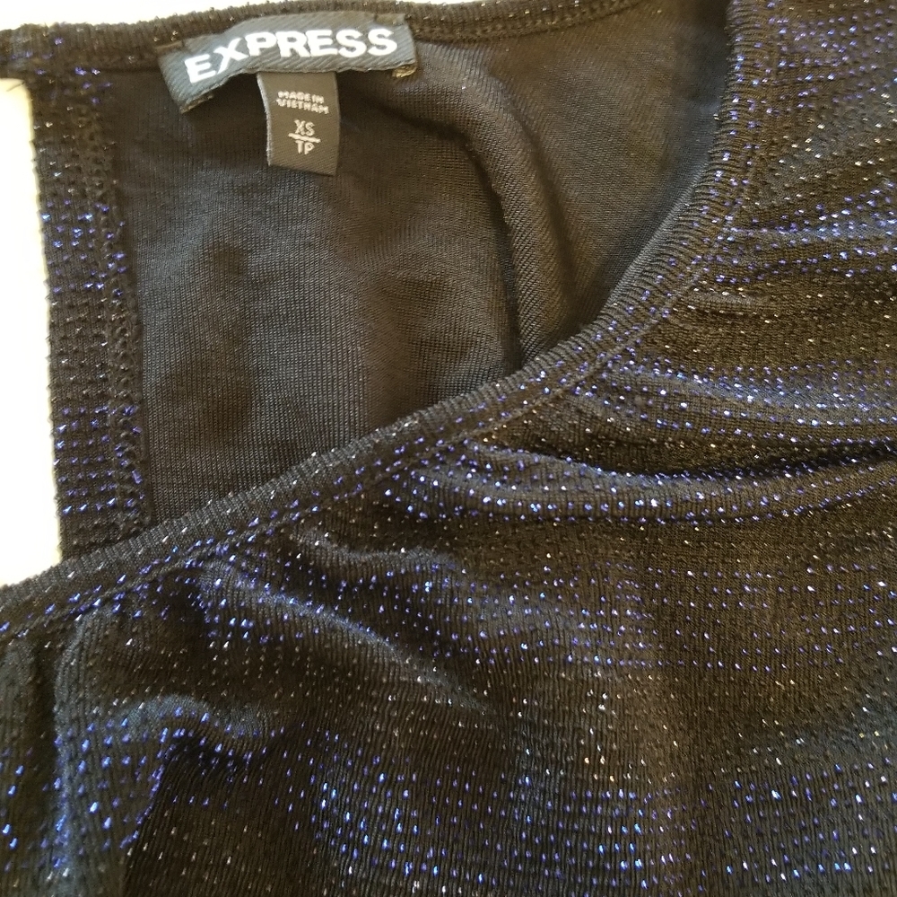 Express open back‎ glitter blouse - Picture 7 of 7